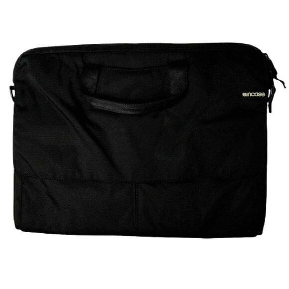 Incase laptop Computer IPad Bag 11"X14 " Black Padded Single Sleeve Lined Zipper - Picture 1 of 7